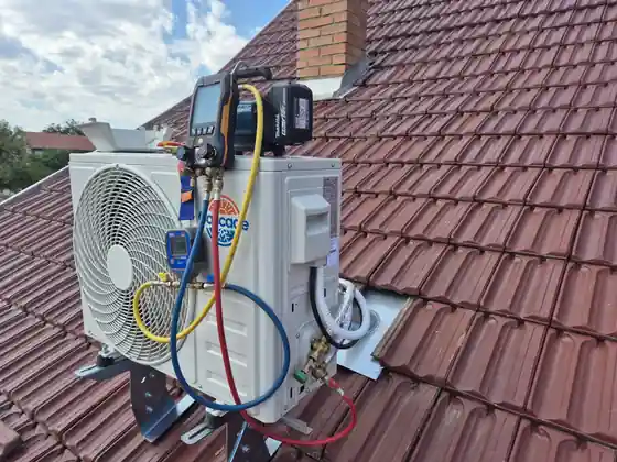 Cascade kültéri egység telepítése