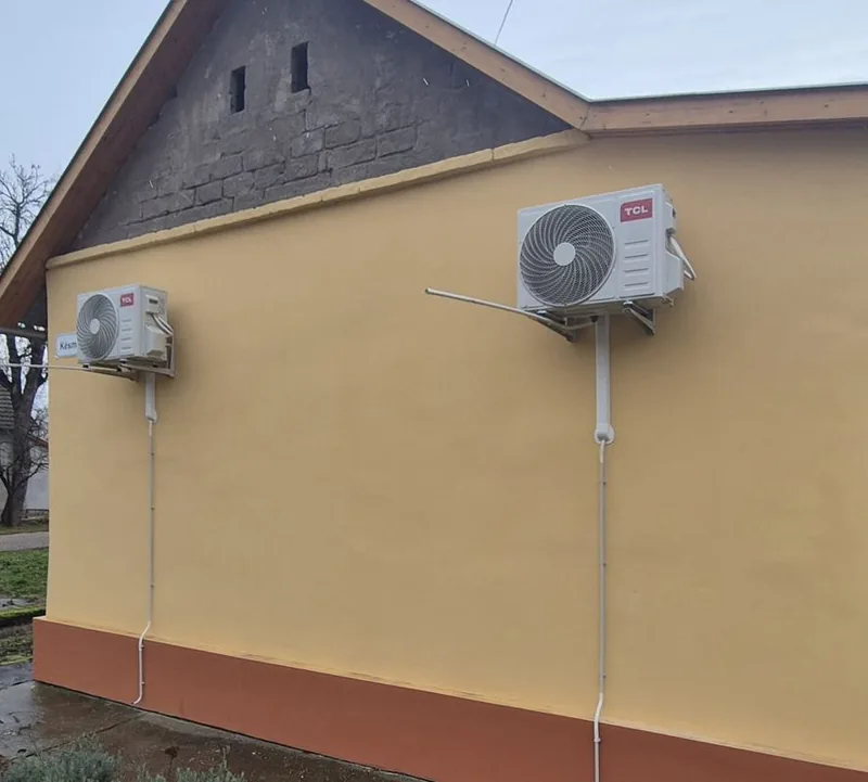 TCL kültéri egység telepítése